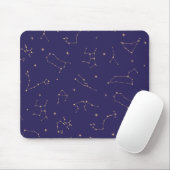 Tapis De Souris Thème Solareclipse étoile d'or céleste (Avec souris)