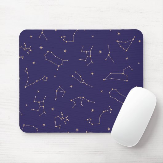 Tapis De Souris Thème Solareclipse étoile d'or céleste (Avec souris)
