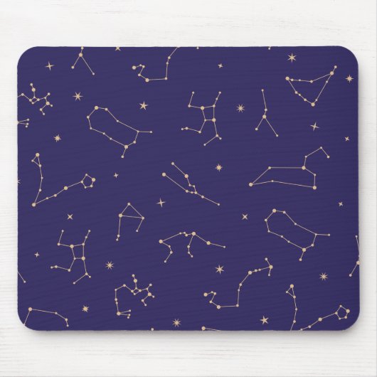 Tapis De Souris Thème Solareclipse étoile d'or céleste (Devant)