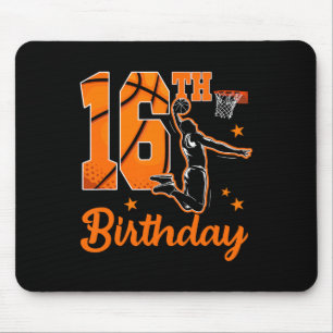 Tapis De Souris Thème squelette 16e anniversaire Fête garçon 16 an