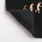 Tapis De Souris Théorie de l'évolution skateboard drôle  (Coin)