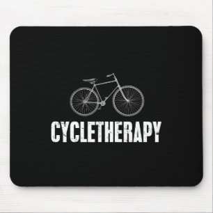 Tapis De Souris Thérapie-cycle Drôle de cyclisme VTT Cycliste