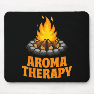 Tapis De Souris Thérapie d'arôme humour de camping citation drôle 