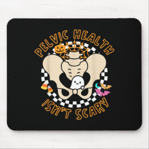 Tapis De Souris Thérapie de plancher pelvien Halloween Anatomie Fe