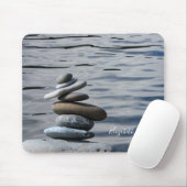 Tapis De Souris Thérapiste Zen Stones, Mer (Avec souris)