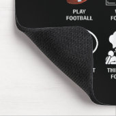 Tapis De Souris Things I Do In My Spare Time Football Lover Funny  (Coin)