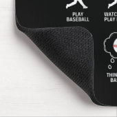 Tapis De Souris Things I Do In My Spare Time Funny Baseball Player (Coin)