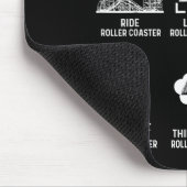 Tapis De Souris Things I Do In My Spare Time Roller Coaster Fan De (Coin)