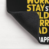 Tapis De Souris Think Sitively Exercise Daily Gym Workout Motivati (Coin)