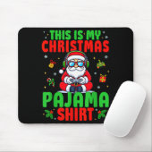Tapis De Souris This Is My Christmas Pajama Santa Claus Video Game (Avec souris)