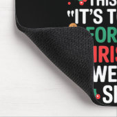 Tapis De Souris This Is My It's Too Hot For Ugly Christmas Sweater (Coin)