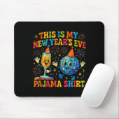 Tapis De Souris This Is My New Year’s Eve Pajama Funny Retro Gift  (Avec souris)