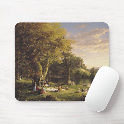 Tapis De Souris Thomas Cole Le Pic-Nic (Avec souris)