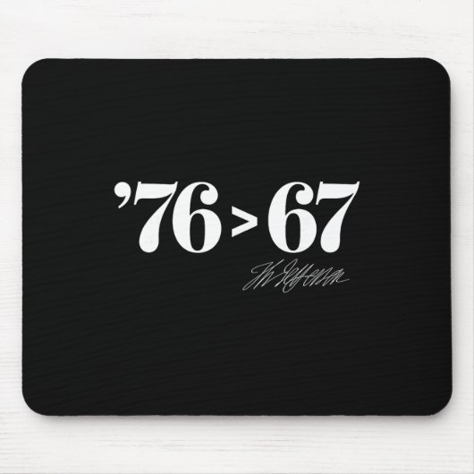 Tapis De Souris Thomas Jefferson 76 > 67 Auto-évident Minimal M (Devant)