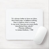 Tapis De Souris Thomas Jefferson - C'est toujours mieux (Avec souris)