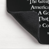 Tapis De Souris Thomas Jefferson Le Plus Grand Danger Pour La Libe (Coin)
