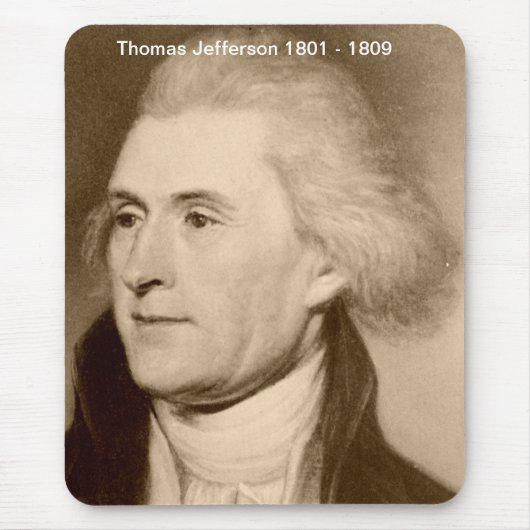 Tapis De Souris Thomas Jefferson Mousepad (Devant)