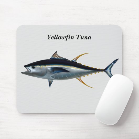 Tapis De Souris Thon jaune (Avec souris)