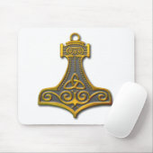 Tapis De Souris Thor's Hammer-gold (Avec souris)
