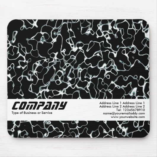 Tapis De Souris Threads Silver Rapides, Entreprise (Devant)