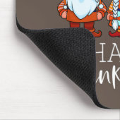 Tapis De Souris Three Gnomes Happy Thanksgiving Gnomes Affaire Gno (Coin)