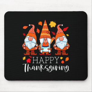 Tapis De Souris Three Gnomes Happy Thanksgiving Gnomes Affaire Gno