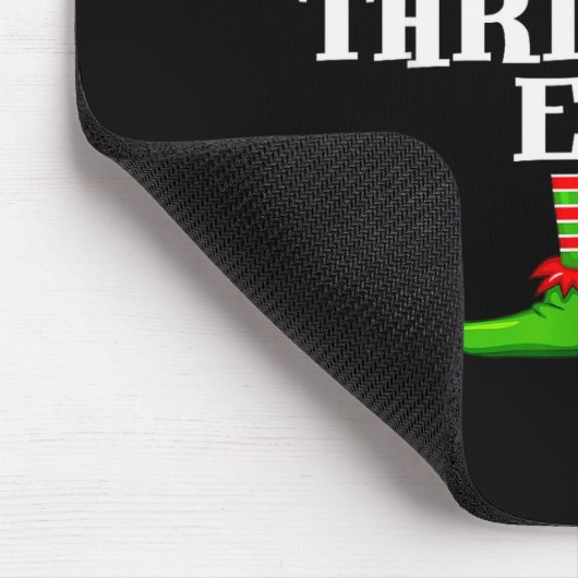 Tapis De Souris Thrifting Elf Matching Family Group Christmas Part (Coin)