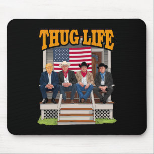 Tapis De Souris Thug Life Trump Vance Kennedy Elon Shirt
