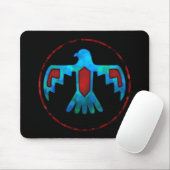 Tapis De Souris Thunderbird rouge et bleu Mousepad (Avec souris)