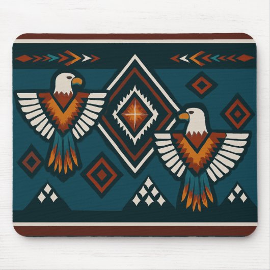 Tapis De Souris Thunderbird Spirit Tribal Motif Pad (Devant)