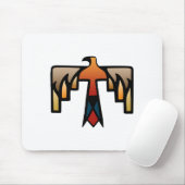 Tapis De Souris Thunderbird - symbole indien indigène (Avec souris)