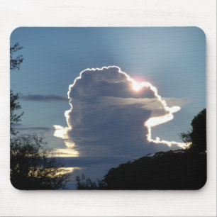 Tapis De Souris thunderhead cloud blocks the sun