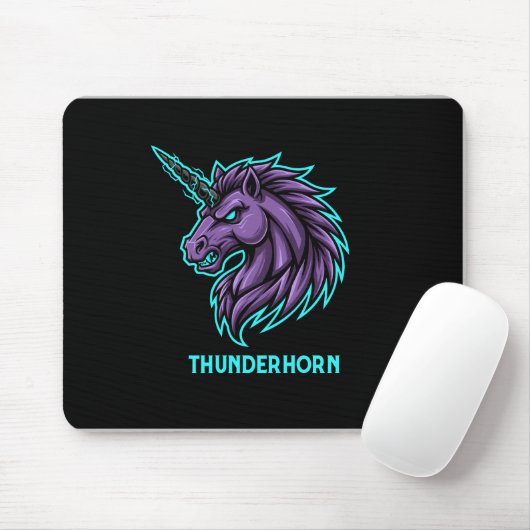 Tapis De Souris Thunderhorn Esports Mascot | Gaming Mouse Pad | Ag (Avec souris)