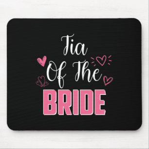 Tapis De Souris Tia de la mariée famille fête de mariage femme à m