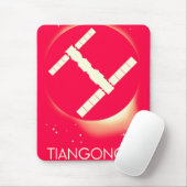 Tapis De Souris Tiangong-2 station spatiale de Chine art spatial. (Avec souris)