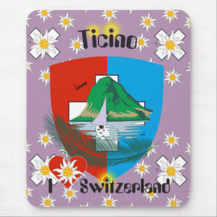 Tapis De Souris Ticino Svizzera / Tessin Suisse Mousepad