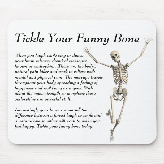 Tapis De Souris Ticker Ton Os Drôle (Devant)