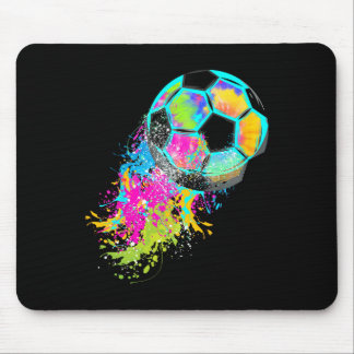 Tapis De Souris Tie & Dye Coloré Soccer Ll 