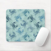 Tapis De Souris Tie Dye Motif De Crabes (Avec souris)