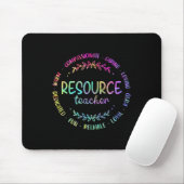 Tapis De Souris Tie Dye Ressource Professeur Appréciation Pour Fem (Avec souris)