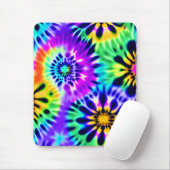 Tapis De Souris Tie Dye Swirling Motif Design (Avec souris)