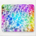 Tapis De Souris Tiedye Hippie Wavy Rainbow Effet<br><div class="desc">Ce design super présente un arc-en-ciel rétro tourbillonnant et lumineux dans un motif abstrait teint en cravate qui ressemble à un courant d'eau coloré ou se répand dans un bassin. C'est un design amusant et rétro pour les hippies amateurs de paix / bohèmes qui aiment les années 60 et la...</div>