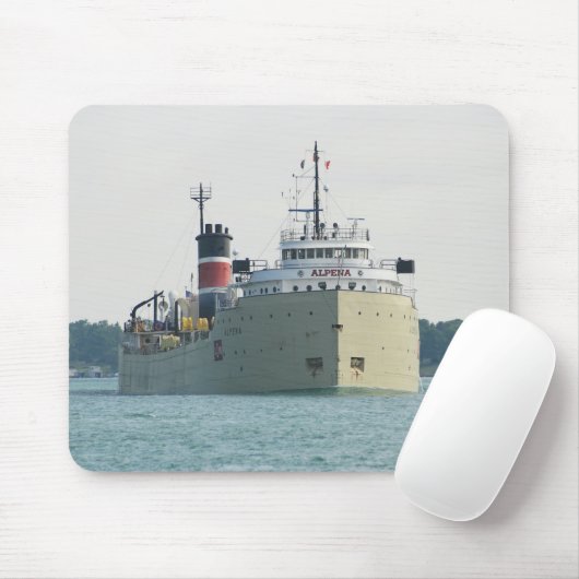 Tapis De Souris Tige des Grands Lacs Alpena Souris (Avec souris)