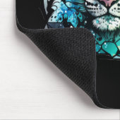 Tapis De Souris Tiger Animal Portrait Vitrail Faune Gratuite (Coin)