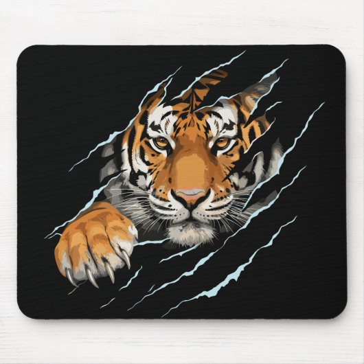 Tapis De Souris Tiger Design Mousepad (Devant)