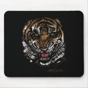 Tapis De Souris Tiger face (conception de signature)