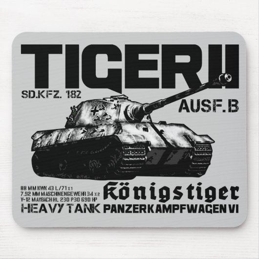 Tapis De Souris Tiger II Mousepad (Devant)
