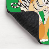 Tapis De Souris Tiger Marcher Votre Message Mousepads (Coin)