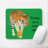 Tapis De Souris Tiger Marcher Votre Message Mousepads (Avec souris)