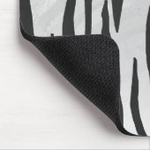 Tapis De Souris Tiger noir et blanc (Coin)